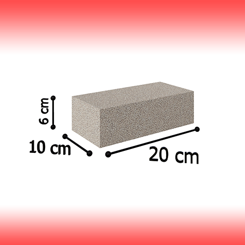 کفپوش با صخامت 6 سانتی متر 20/20 و 10/20